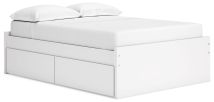 Ashley Furniture EB9630B13 Ashley Furniture EB9630B13 Onita - Full Platform Bed With 2 Side Storage - White