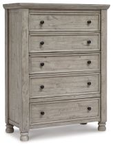 Millennium® by Ashley B816-46 Harrastone - Gray - Five Drawer Chest