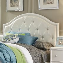 Liberty Furniture 710-BR17HU Stardust - Full Panel Headboard - White