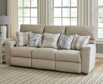 Jackson Furniture Industries 61801-1561/46-2533/16 Searsport - Power Reclining Sofa With Power Adjustable Headrest - Buff / Tan