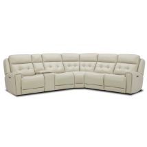 Liberty Furniture 7006ST-UPH-6PCSEC Carrington - 6 Piece Sectional - Baja Stone