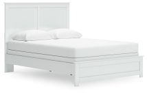 Ashley Furniture B139B43 Ashley Furniture B139B43 Bostwick Shoals - Queen Panel Bed With Framed Footboard - White