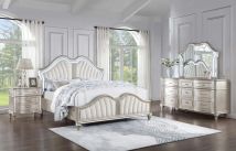 CoasterElevations 223391KE-S4 Evangeline - 4 Piece King Bedroom Set - Silver Oak