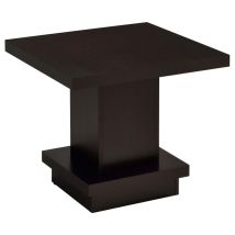 CoasterEveryday 705167 Reston - Square Engineered Wood Side End Table - Cappuccino