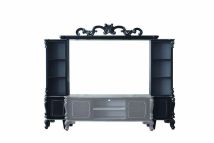 ACME 91985 House - Delphine - Entertainment Center - Charcoal Finish