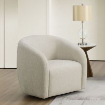 ACME LV03582 Etienne - Chair With Swivel - Beige Linen