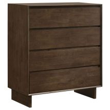 Coaster Fine Furniture 225015 Glenwood - 4-Drawer Chest Of Drawers - Warm Brown