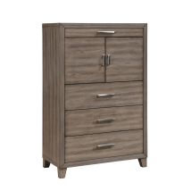 New Classic B3412-070 Harrisburg - Door Chest - Walnut