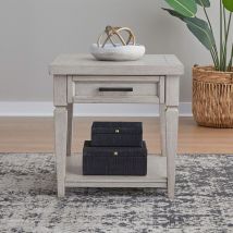 Liberty Furniture 271W-OT1020 Liberty Furniture 271W-OT1020 Caruso Heights - End Table - Whitestone