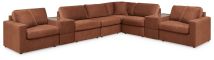 Ashley Furniture 92102S11 Ashley Furniture 92102S11 Modmax - 8-Piece Sectional With 2 Storage Consoles - Spice