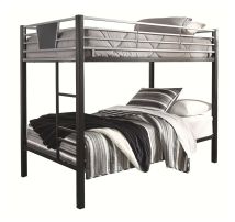 Ashley Furniture B106-59 Dinsmore - Black / Gray - Twin / Twin Bunk Bed W/Ladder