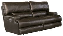 Jackson Furniture Industries 64581-1283/28-3083/28 Jackson Furniture Industries 64581-1283/28-3083/28 Wembley - Italian Leather Match Power Lay Flat Reclining Sofa With Power Adjustable Headrest - Steel