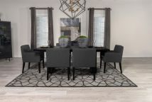 Coaster Fine Furniture 106251-S7 Catherine - 7 Piece Rectangular Dining Table Set - Black