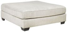 Ashley Furniture 1960408 Rawcliffe - Oversized Accent Ottoman - Parchment