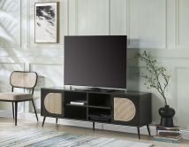 ACME LV01080 Colson - TV Stand - Black Finish