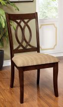 Furniture of America CM3778SC-2PK Carlisle - Side Chair (Set of 2) - Brown Cherry
