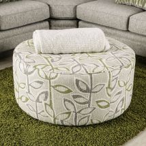 Furniture of America SM8195-OT Gardner - Ottoman - Gray / Green