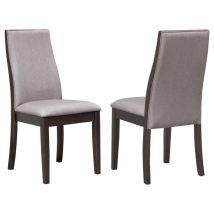CoasterEssence 106583 Spring Creek - Upholstered Dining Chair (Set of 2) - Taupe