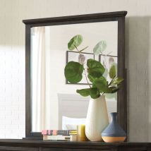 Furniture of America FOA7916M Alaina - 5mm Beveled Mirror - Walnut