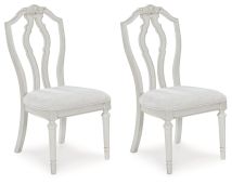 Benchcraft® D795-01 Montelaine - Dining Upholstered Side Chair (Set of 2) - Antique White