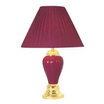 Furniture of America L94101BD-6PK Light - Table Lamp (Set of 6) - Burgundy