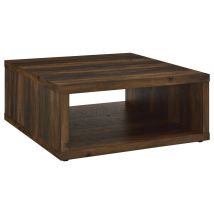 CoasterEveryday 710508 Frisco - Square Engineered Wood Coffee Table - Dark Pine