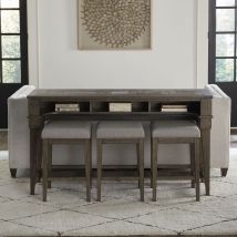 Liberty Furniture 226-OT-4PCS Arrowcreek - 4 Piece Living Room Set - Weathered Stone