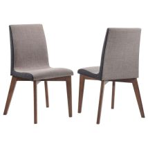 CoasterEveryday 106592 Redbridge - Upholstered Dining Side Chair (Set of 2) - Natural Walnut