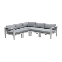 Intercon NS-SF-ARMLSS-BUF-5PC Intercon NS-SF-ARMLSS-BUF-5PC Nash - 5 Piece Outdoor Seating Sectional - Buff