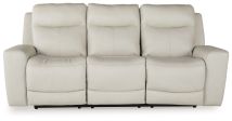 Signature Design by Ashley® U5950515 Mindanao - Coconut - Pwr Rec Sofa With Adj Headrest