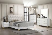 CoasterEveryday 224401KE-S5 Kendall - 5 Piece Eastern King Bedroom Set - White