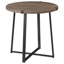 Coaster Fine Furniture 710297 Marcus - Round Engineered Wood Side End Table - Dark Brown