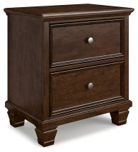 Ashley Furniture B685-92 Danabrin - Two Drawer Nightstand - Brown