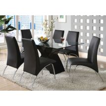 Furniture of America CM8370BK-T-TABLE Wailoa - Dining Table - Black