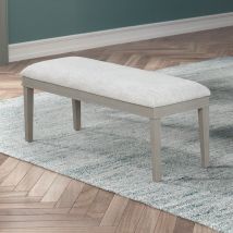 New Classic D1464G-25 New Classic D1464G-25 Essence - Dining Bench With Natural Cushion - Gray