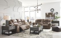 Signature Design by Ashley® 39905/87/96 Stoneland - Fossil - 2 Pc. - Power Sofa, Loveseat