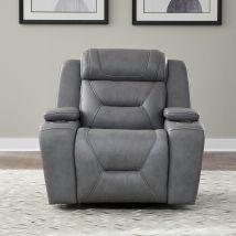 Liberty Furniture 7019BG-12P Chapman - Swivel Glider Recliner P2 - Aline Blue Gray