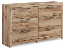 Ashley Furniture B1050-31 Hyanna - Six Drawer Dresser - Tan Brown
