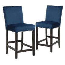 New Classic D400-22-BLU New Classic D400-22-BLU Celeste - Counter Height Chair (Set of 2) - Blue