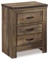 Ashley Furniture B446-92 Ashley Furniture B446-92 Trinell - Two Drawer Night Stand - Brown
