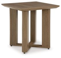 Ashley Furniture P671-702 Serene Bay - Square End Table - Dark Brown