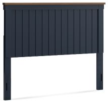 Ashley Furniture B414-57 Ashley Furniture B414-57 Landocken - Queen Panel Headboard - Brown / Blue