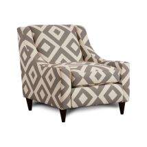 Furniture of America SM8563-CH-SC Parker - Chair - Gray / Pattern Fabric