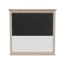 Riverside Furniture 79261 Bennett - Dresser Mirror - Frosted Gray