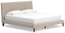 Ashley Furniture B1199-82 Ashley Furniture B1199-82 Cielden - King Upholstered Bed with Roll Slats - Soft Gray
