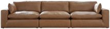 Signature Design by Ashley® 30901S2 Emilia - Caramel - 3-Piece Sectional Sofa