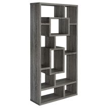 CoasterEveryday 800512 Corey - 71" 8-Shelf Bookshelf - Weathered Gray