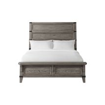 Intercon FG-BR-4965QB-STE-C Forge - Queen Bed - Brushed Steel