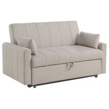 Coaster Fine Furniture 350142 Portland - Boucle Upholstered Sleeper Sofa Bed - Latte