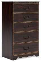 Signature Design by Ashley® B1055-245 Glosmount - Two-tone - Five Drawer Chest